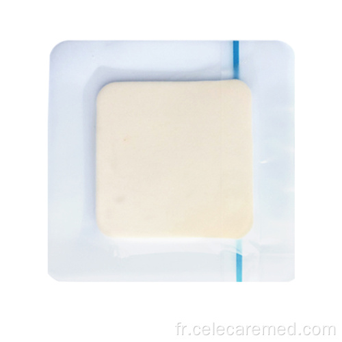 Vêtements en mousse hydrocolloïde élevés de plaies absorbantes élevées